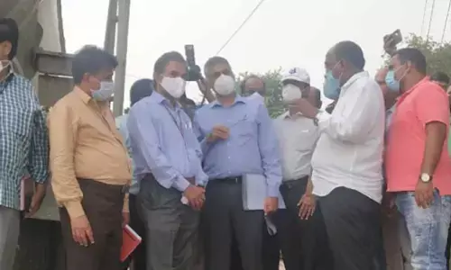 Central team continued to inspect flood-affected areas in Hyderabad