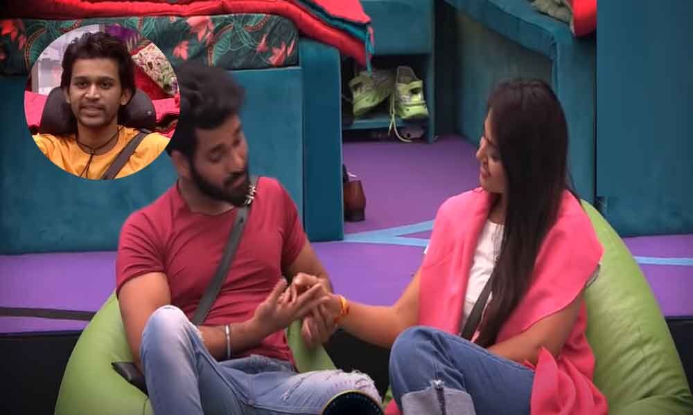 Bigg Boss 4 Telugu: Abhijeet directs a romantic scene on Monal Gajjar ...