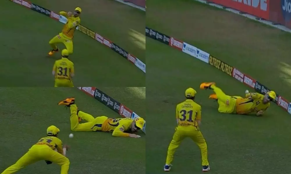 IPL 2020, CSK vs RCB: Du Plessis, Ruturaj pull off one of the best tag-team catches to dismiss Padikkal