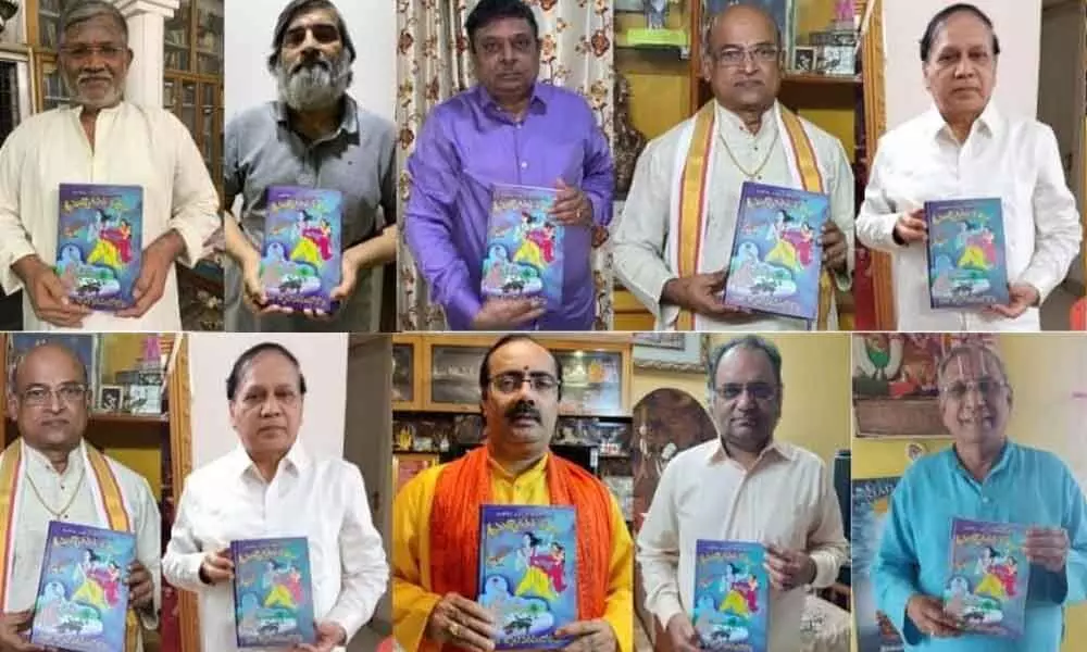 Book on Mahabhagavatam released by Garikapati
