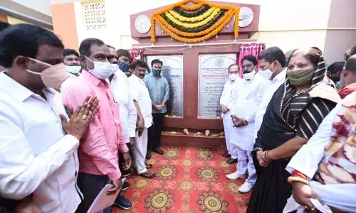 Minister KTR inaugurates double bedroom houses in Hyderabad