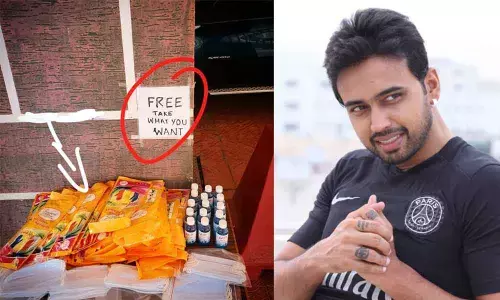 Actor Tanishq Reddy’s gesture touches hearts