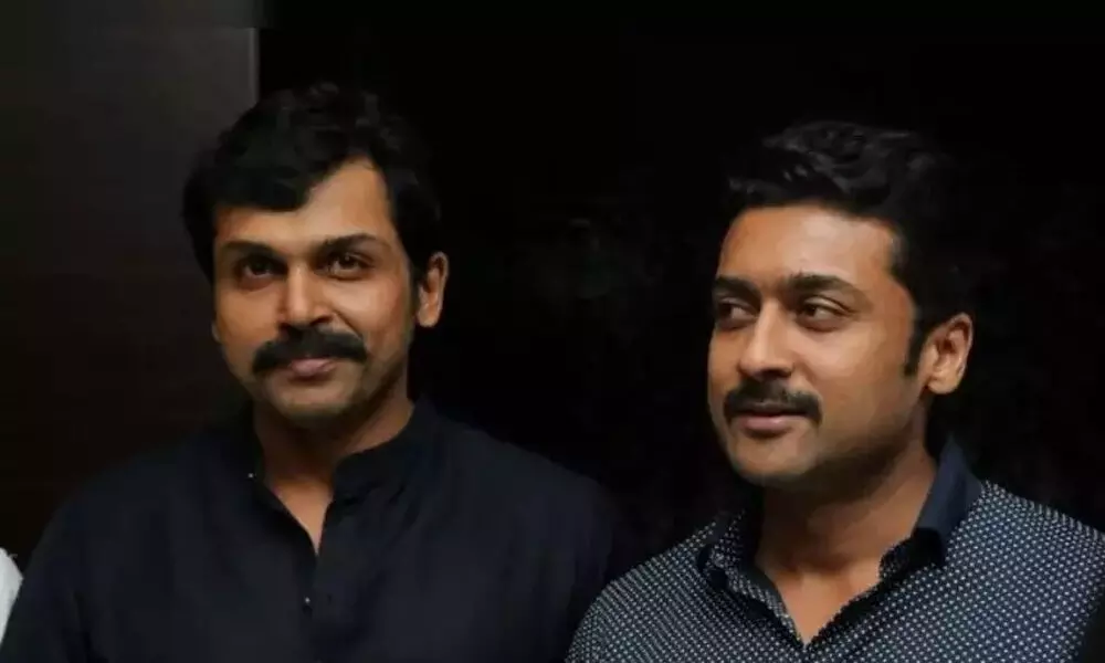 Suriya and Karthi