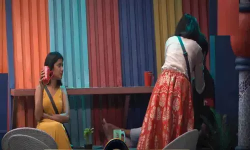 Bigg Boss 4 Telugu: Monal plants a kiss on Avinashs forehead