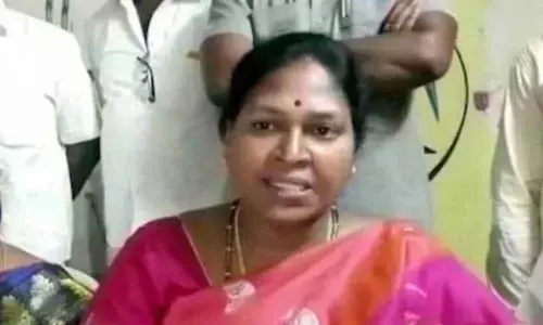 Pothula Sunitha resigns to MLC post
