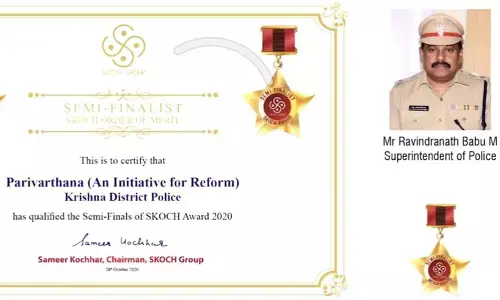 Skoch certificate announced for Parivartana programme