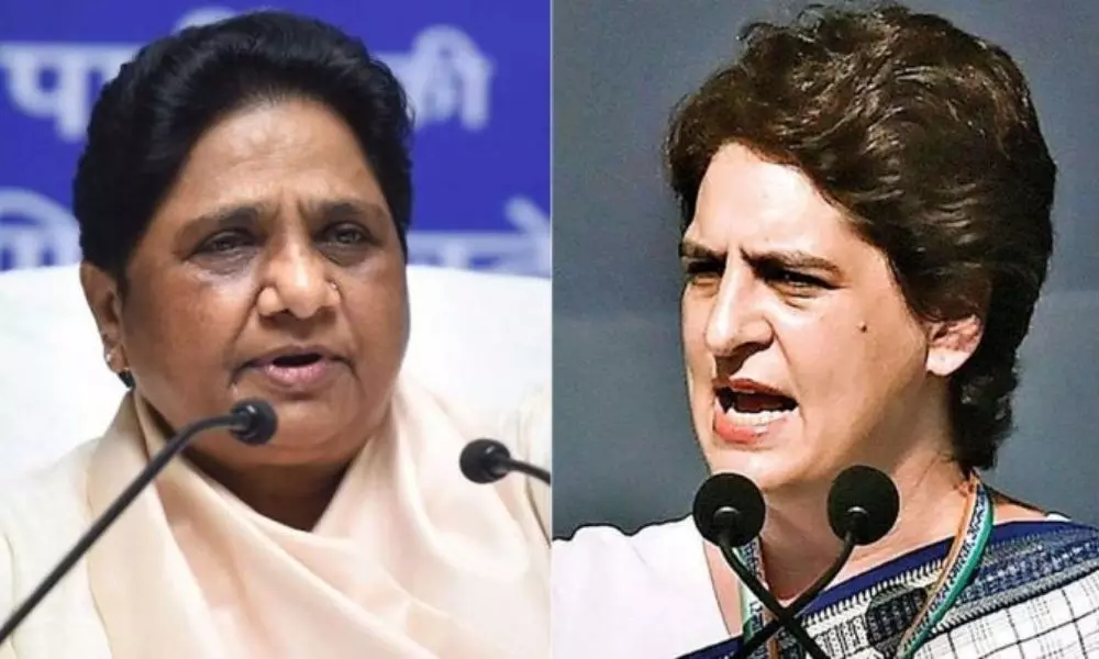 Priyanka criticises Mayawati for open support to BJP