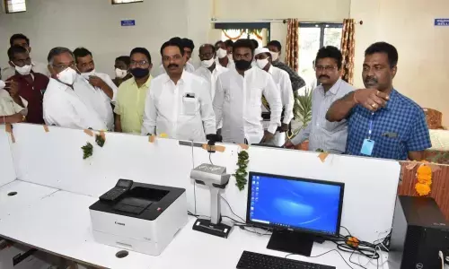Sub-register office in Peddapalli on Thursday
