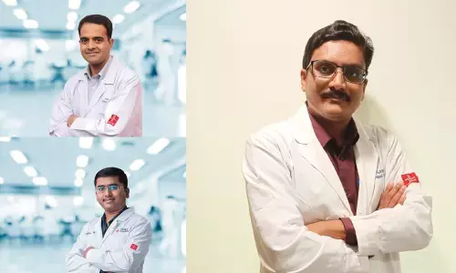 Dr. Paritosh, Dr. Manjunath and Dr. N S Santhosh
