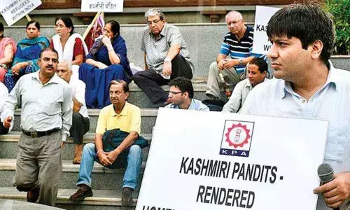 Migrant Kashmiri Pandits demand ban on J&K land sale to outsiders