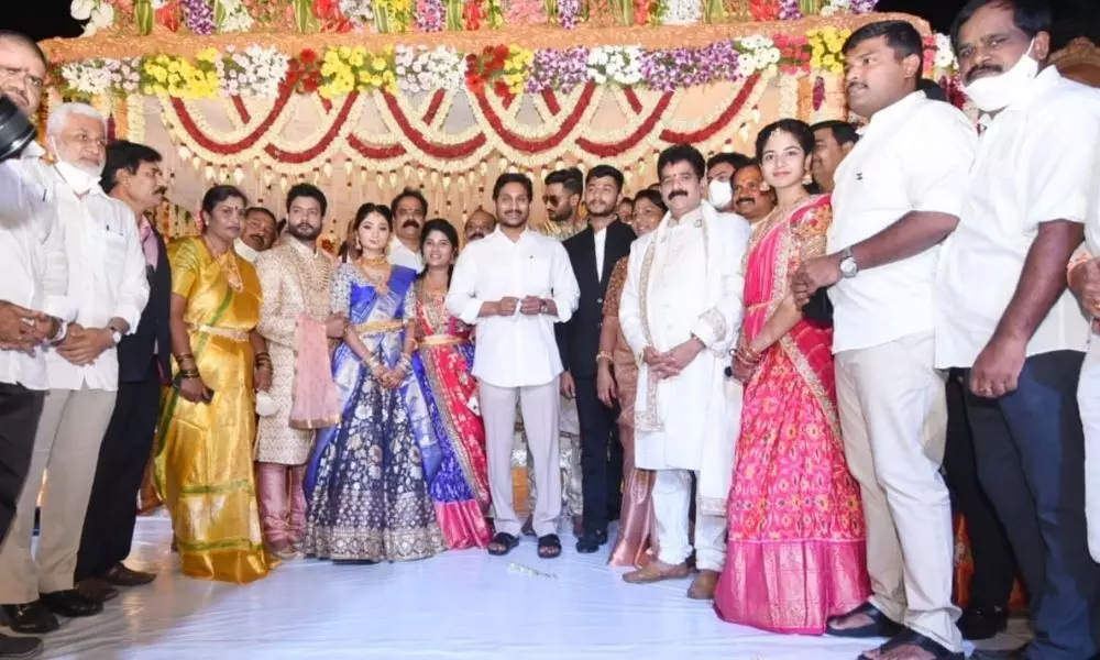 MLA Karanam Dharmasri’s daughter wedding
