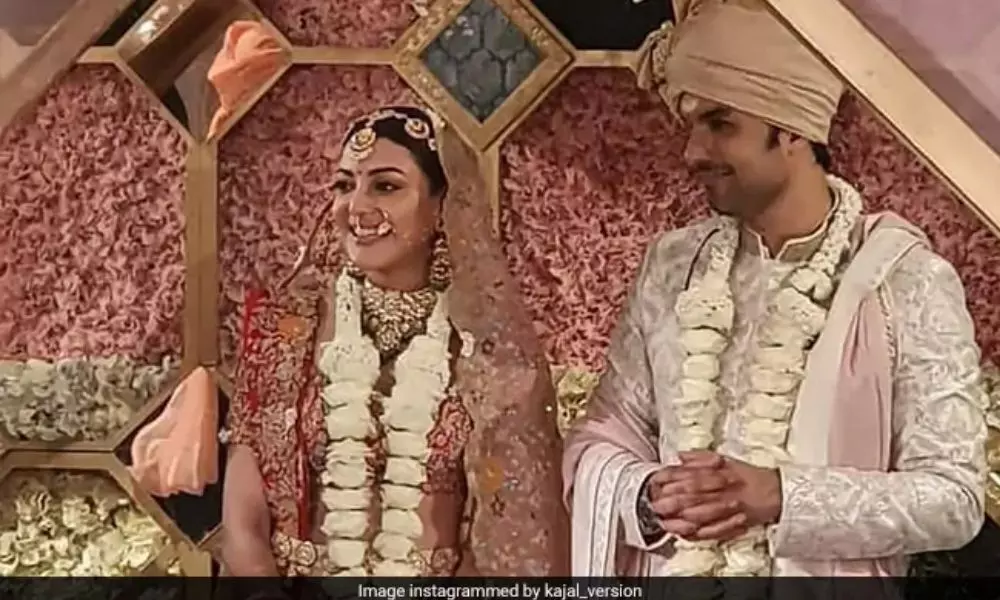 Kajal Aggarwal And Gautam Wedding: Here Is The First Pic Of Beautiful Bride And Groom