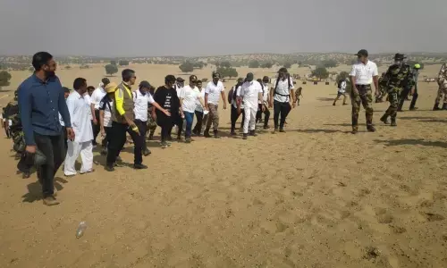 Over 110 CAPF officials begin 3-day Fit India march