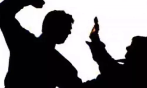 A youth slits a girls throat