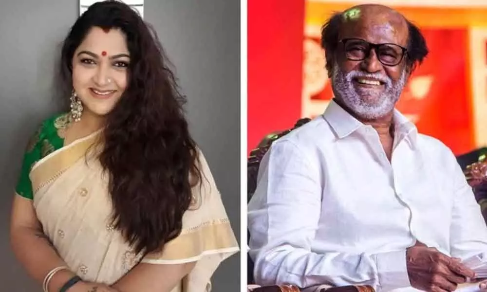 Khushbu & Rajinikanth