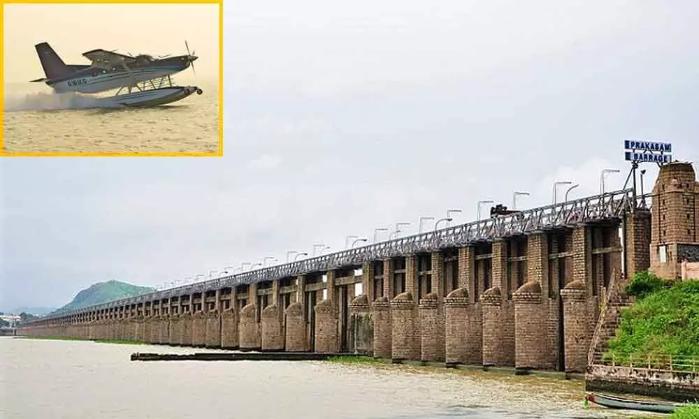 water aerodromes at Prakasam barrage