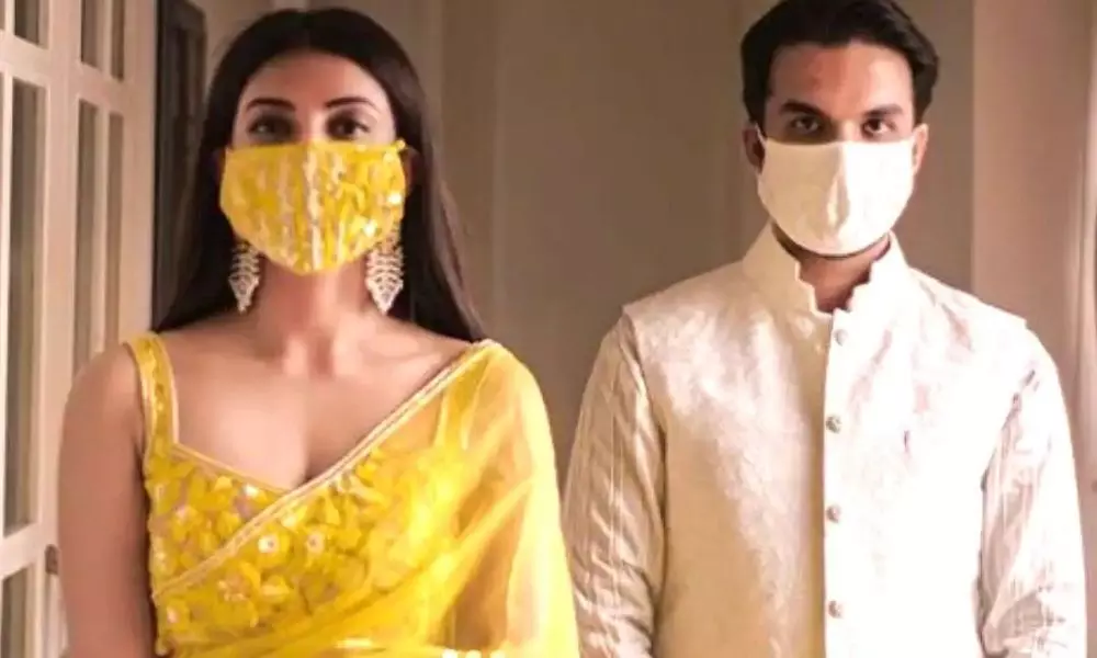 Newlywed Couple Gautam And Kajal Aggarwal Look Stunning In Ace Fashioner Manish Malhotra'sOutfits