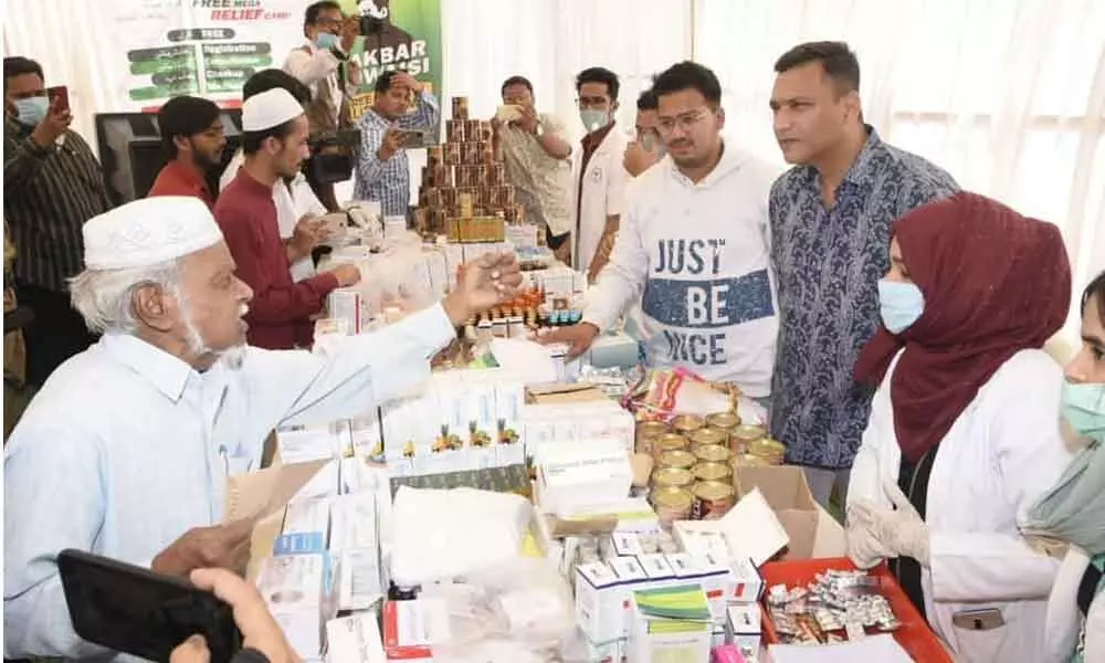 Free health camp for flood-hit