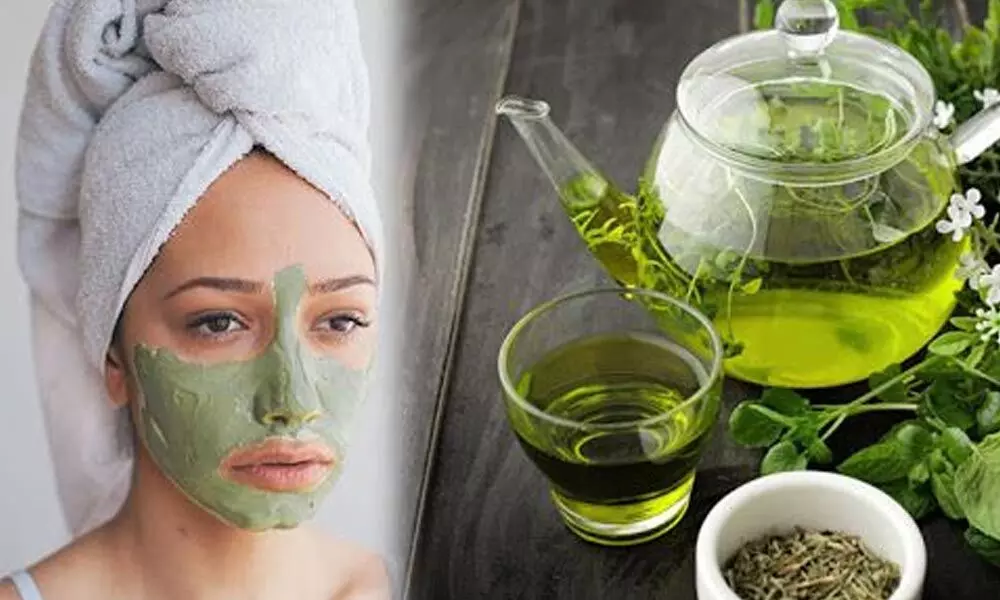 Green tea for beauty skin