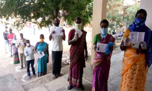 Dubbak bypoll Polling