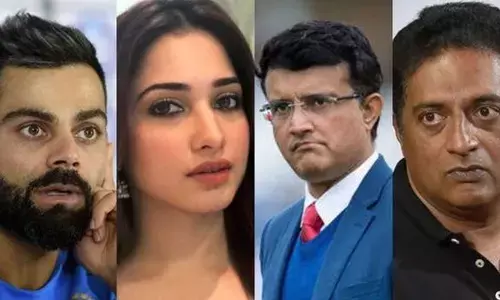 Virat Kohli, Tamannah, Sourav Ganguly and Prakash Raj