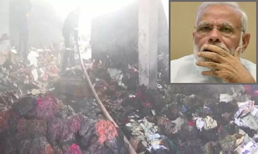 PM Modi anguished at Ahmedabad mill blast