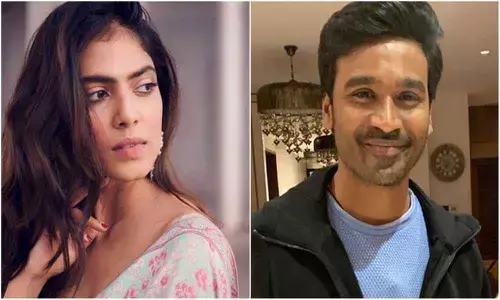 Malavika Mohanan and Dhanush