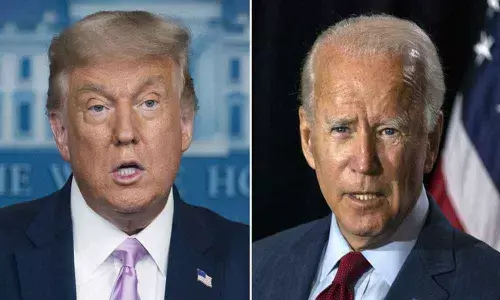Donald Trump and Joe Biden