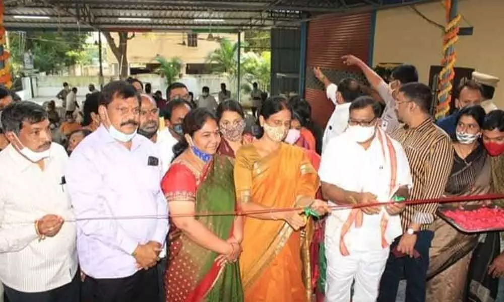 Community hall in RK Puram inaugurated by Education Minister Sabitha Indra Reddy