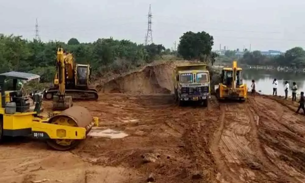 Lakes restoration begins in Rajendranagar