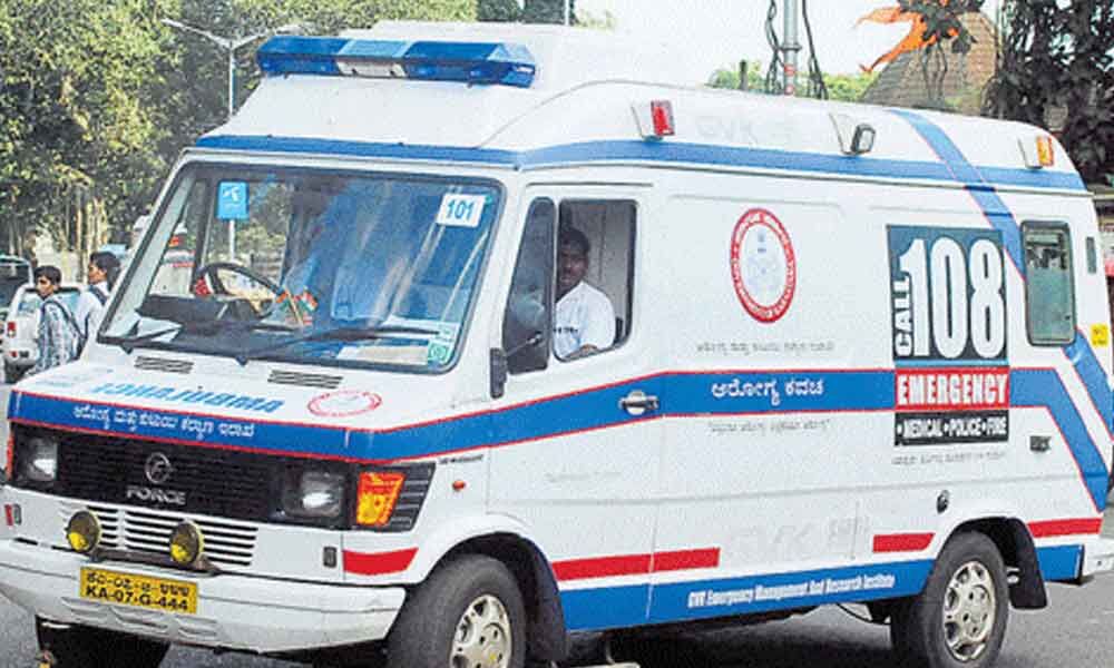 Tirupati: 108 ambulance contract employees demand job security