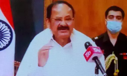 Vice-President M Venkaiah Naidu addressed the meeting virtually from New Delhi