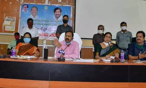 District Collector TS Vinay Krishna Reddy