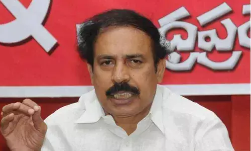 CPI State secretary K Ramakrishna