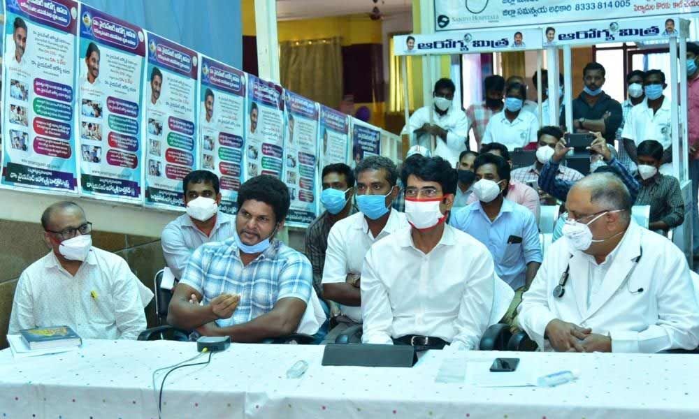 Kakinada Medical services extended through 182 network hospitals