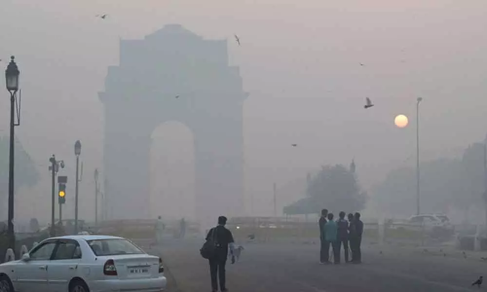 Delhi Engulfed In Smog, Air Quality Enters Very Poor Category