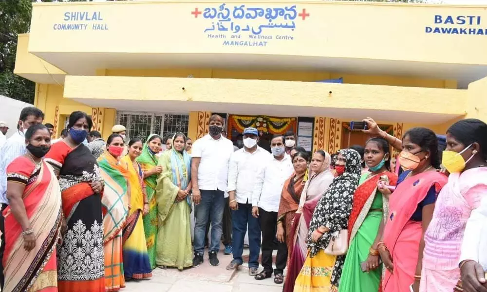 Mayor Bonthu Rammohan inaugurated Basti Dawakhanas in Hyderabad