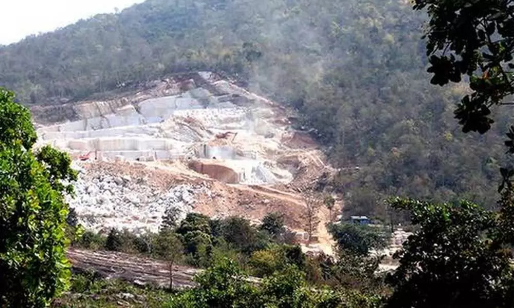 Granite mining opposed at hilly areas in Nandigama