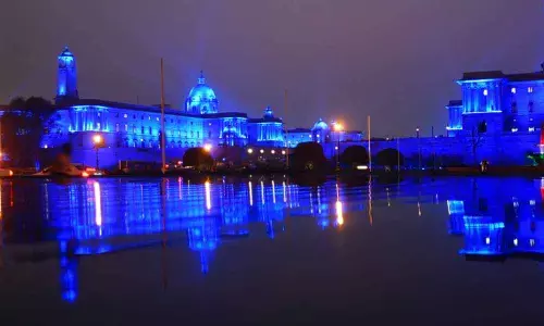 Rashtrapati Bhavan, Qutub Minar and other monuments to #GoBlue on the World Childrens Day