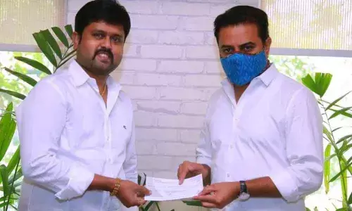 Wedding anniversary celebrated uniquely by Bhupathiraju Helping Hands in Hyderabad