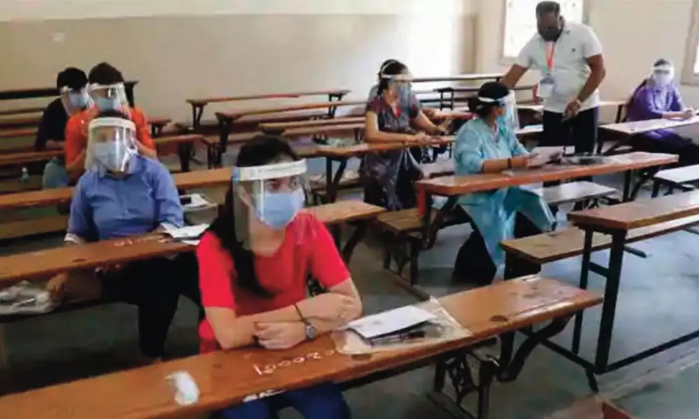 Covid tests conducted for IIIT students ahead of exams