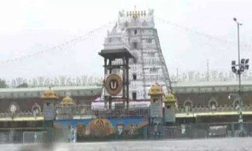 Heavy rains lash out Tirumala