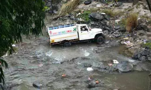 Seven persons were killed and one was injured in a road accident in Himachal Pradeshs Mandi district on Monday.