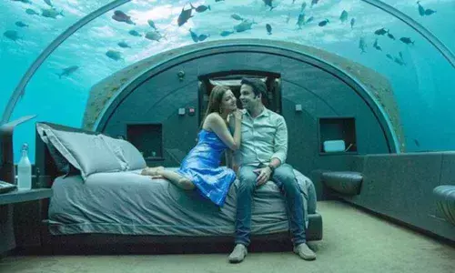 Kajal Agarwal and Gautam Kitchlu honeymoon trip in Maldives