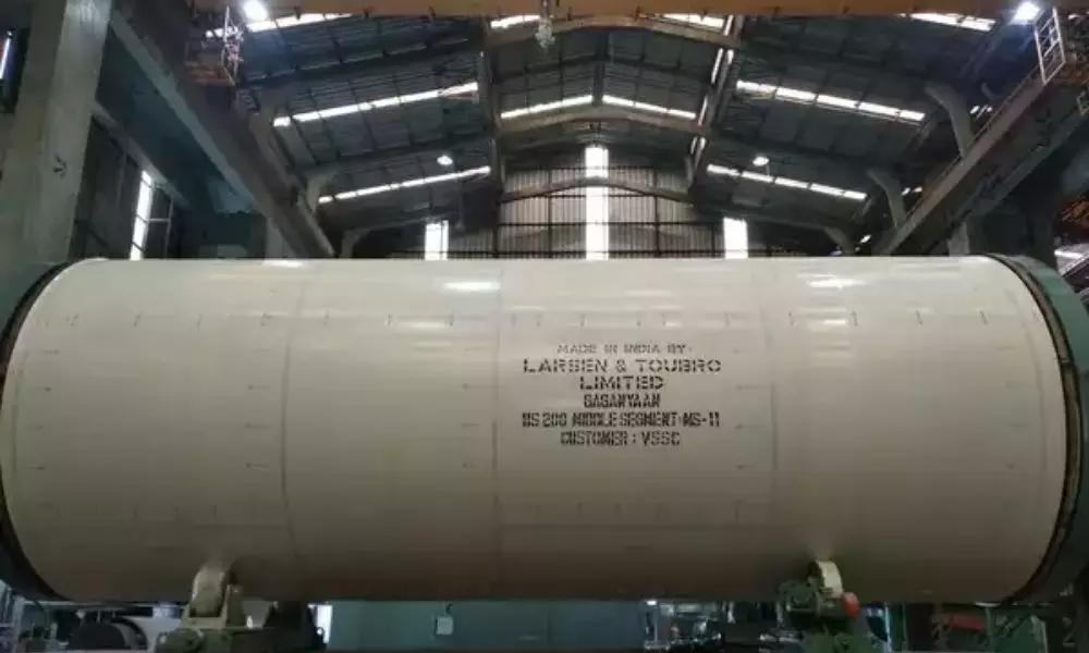 L&T delivers rocket booster for Indian human space flight