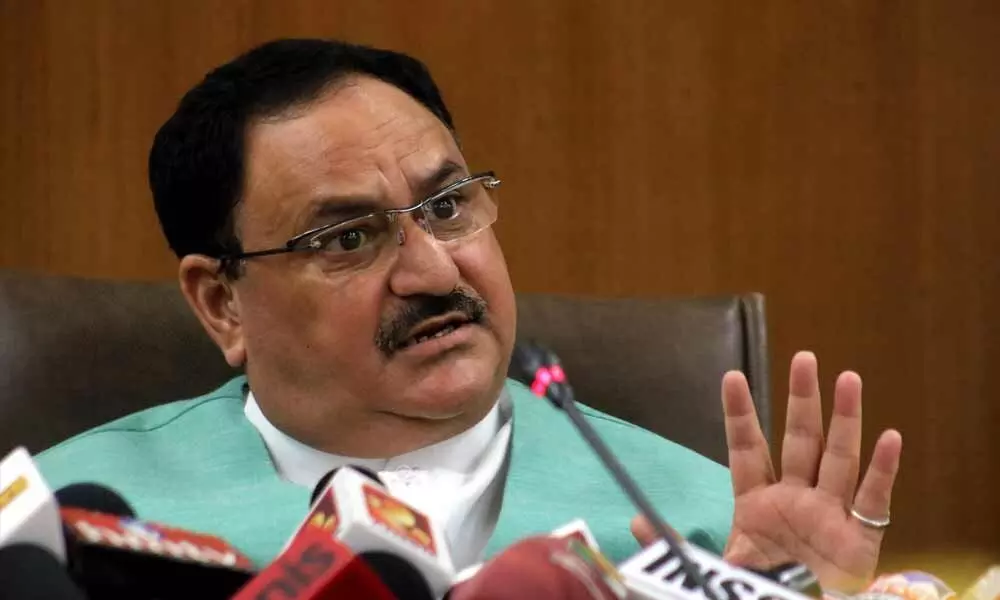 Nadda takes dig at parties run from homes while addressing Odisha cadres