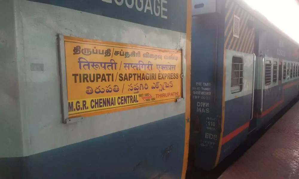 Sapthagiri Express between Tirupati and Chennai is back