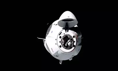 SpaceX Crew Dragon with 4 astronauts reaches space station SpaceX Crew Dragon with 4 astronauts reaches space station
