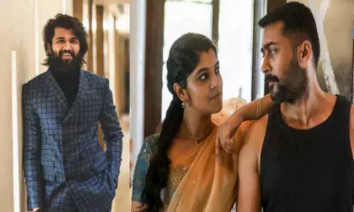 Vijay Devarakonda review on Aakasam Nee Haddura Movie