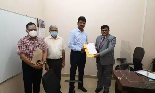 Dr SV Kota Reddy taking charge as Vice-Chancellor of the Vellore Institute of Technology-AP on Monday